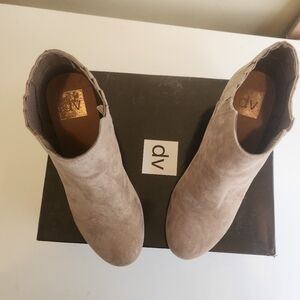 Dolce Vita wedge suede booties